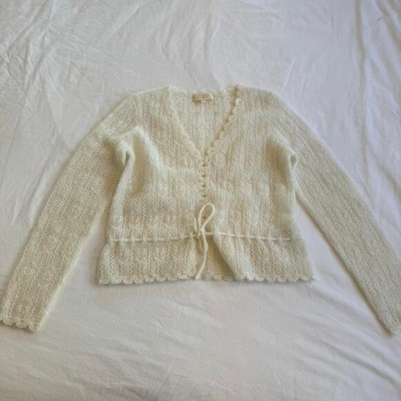 Sezane beautiful cream and white cardigan - Picture 6 of 6